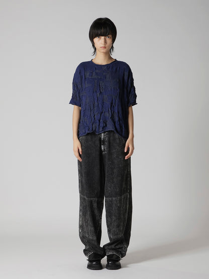 STRIPE CIRCLE LINKS BIG PULLOVER