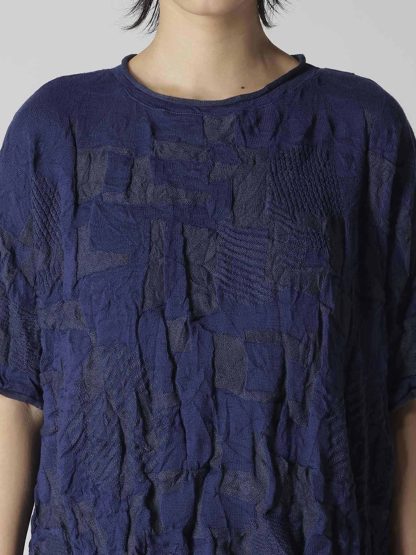 STRIPE CIRCLE LINKS BIG PULLOVER