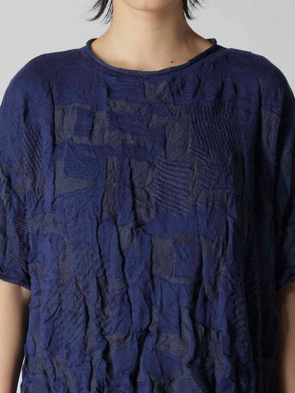 STRIPE CIRCLE LINKS BIG PULLOVER