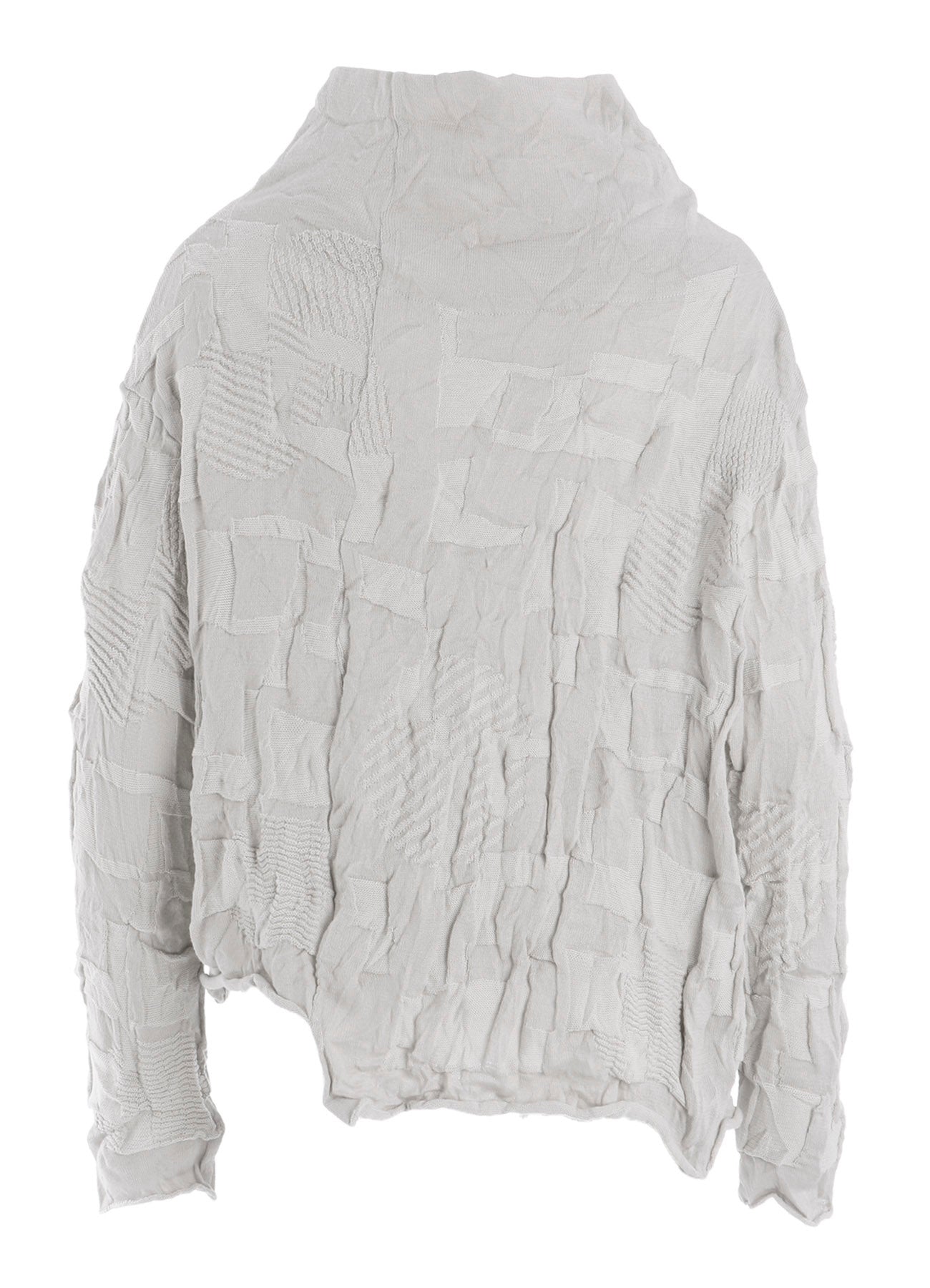 STRIPE CIRCLE LINKS 3-BUTTON CARDIGAN