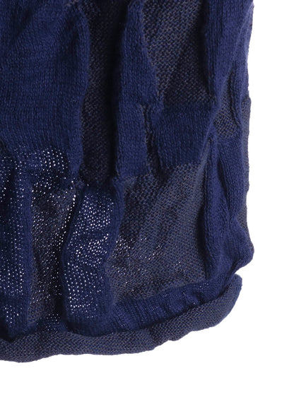 STRIPE CIRCLE LINKS 3-BUTTON CARDIGAN