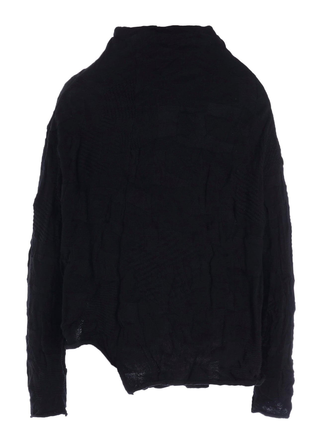 STRIPE CIRCLE LINKS 3-BUTTON CARDIGAN