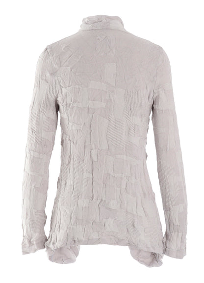 STRIPE CIRCLE LINKS 4-BUTTON JACKET