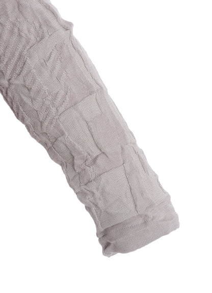 STRIPE CIRCLE LINKS 4-BUTTON JACKET