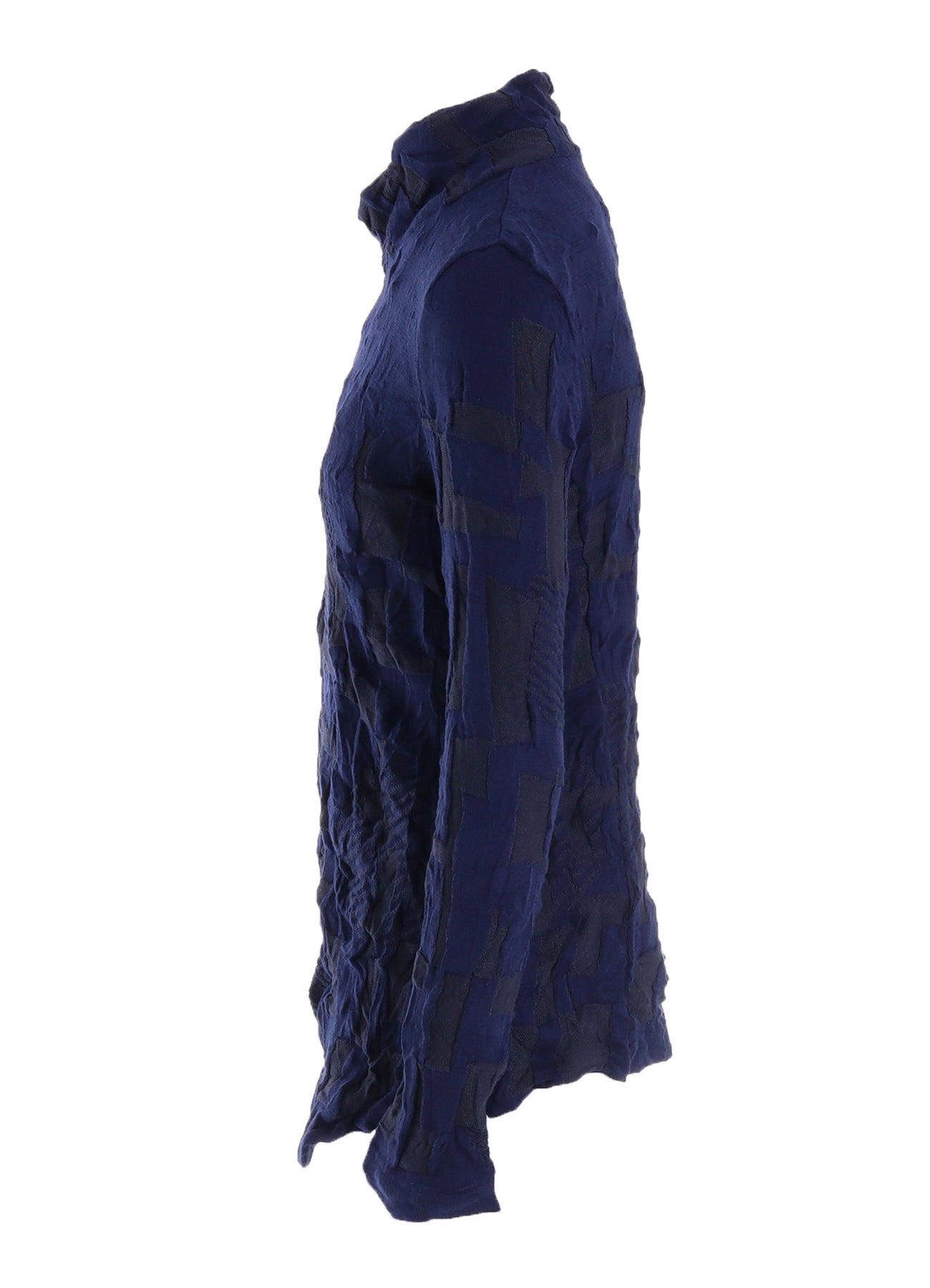 STRIPE CIRCLE LINKS 4-BUTTON JACKET