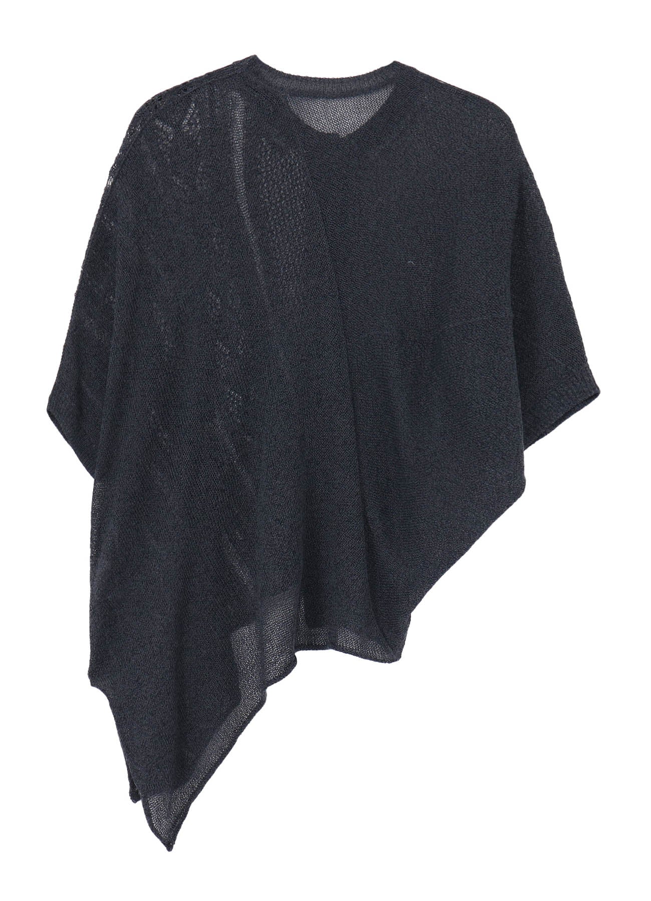 OPEN-WEAVE CABLE-KNIT COAT
