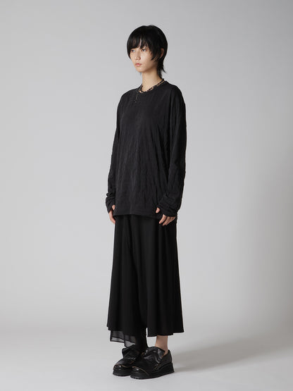 WRINKLE JERSEY Y'S STITCH LONG SLEEVE BIG T