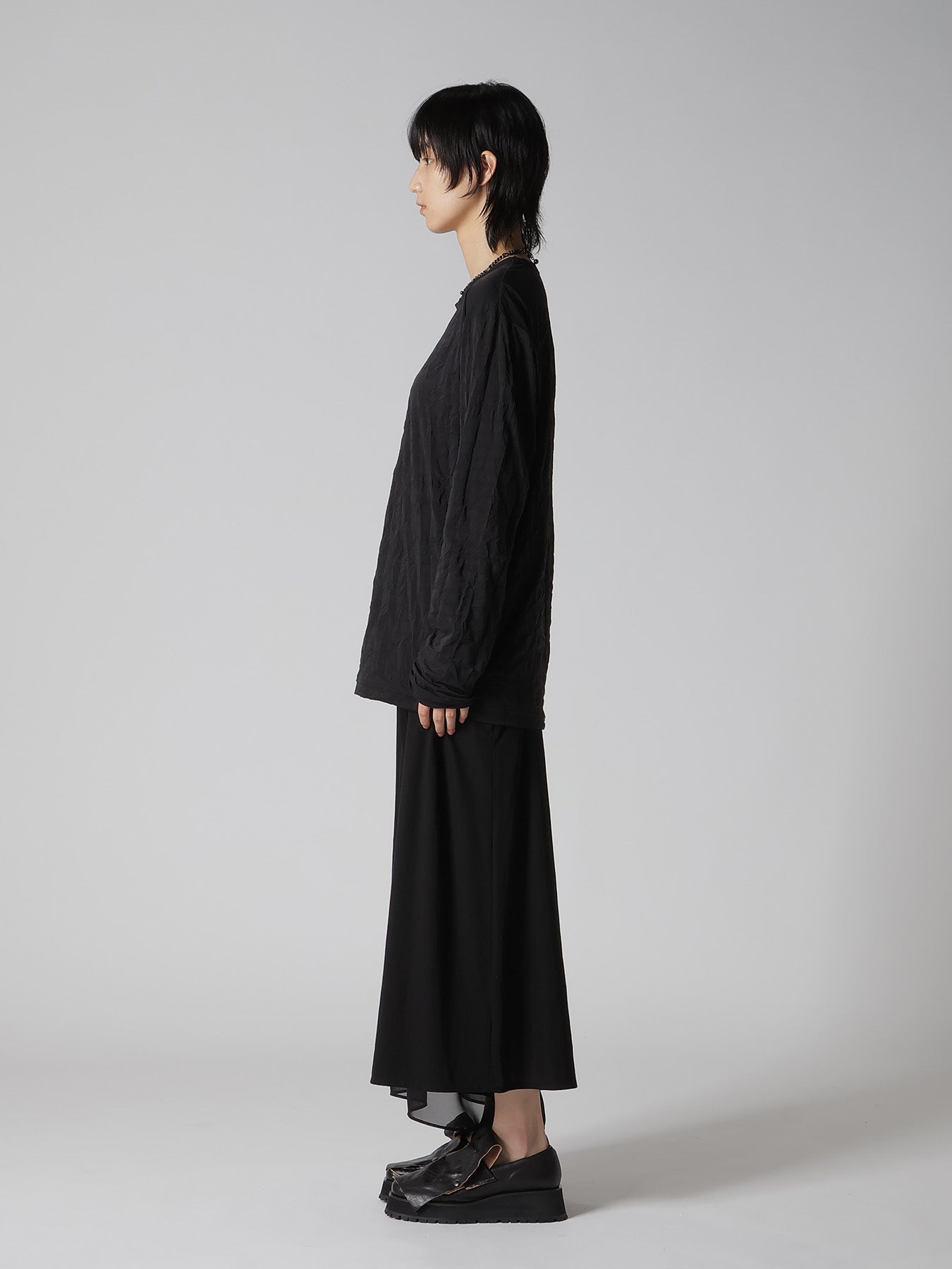 WRINKLE JERSEY Y'S STITCH LONG SLEEVE BIG T