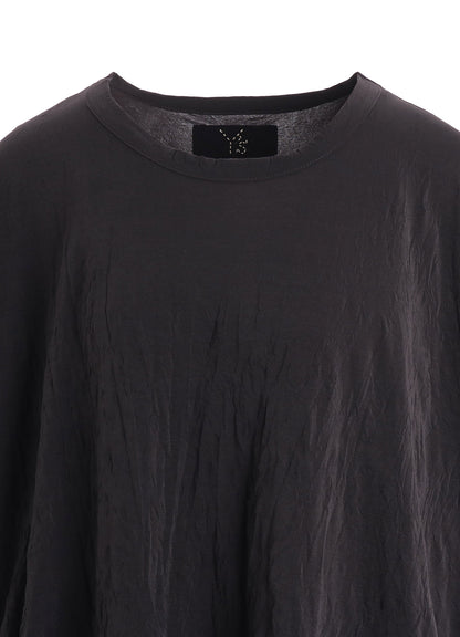 WRINKLE JERSEY Y'S STITCH BIG SLEEVELESS T