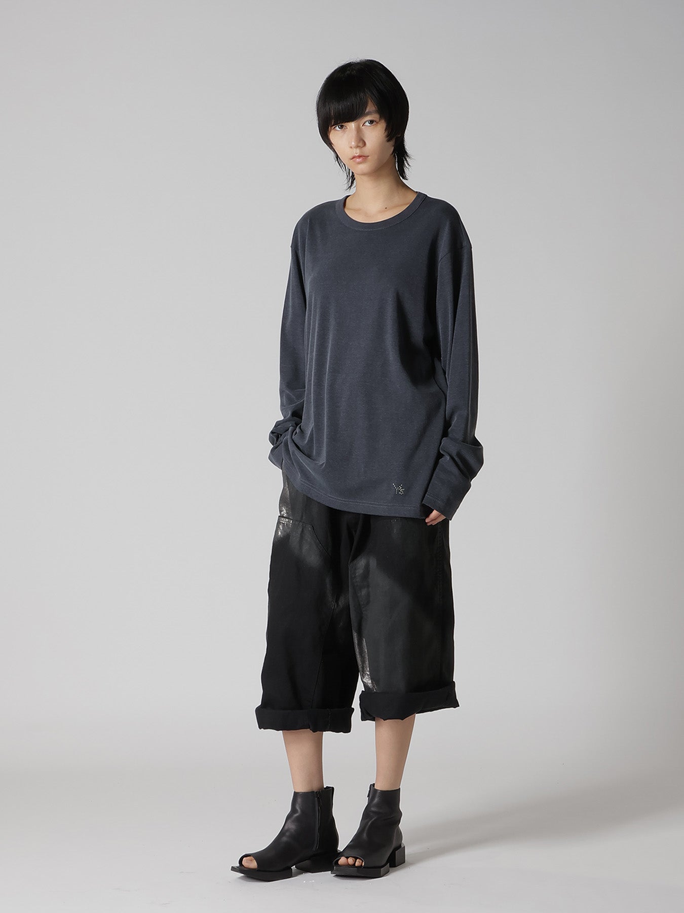 COTTON FRAISE Y'S STITCH LONG SLEEVE BIG T