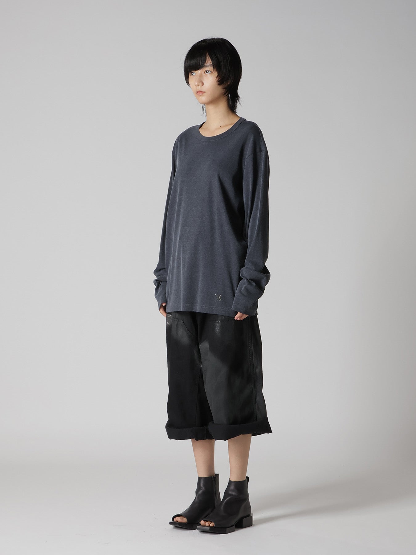 COTTON FRAISE Y'S STITCH LONG SLEEVE BIG T