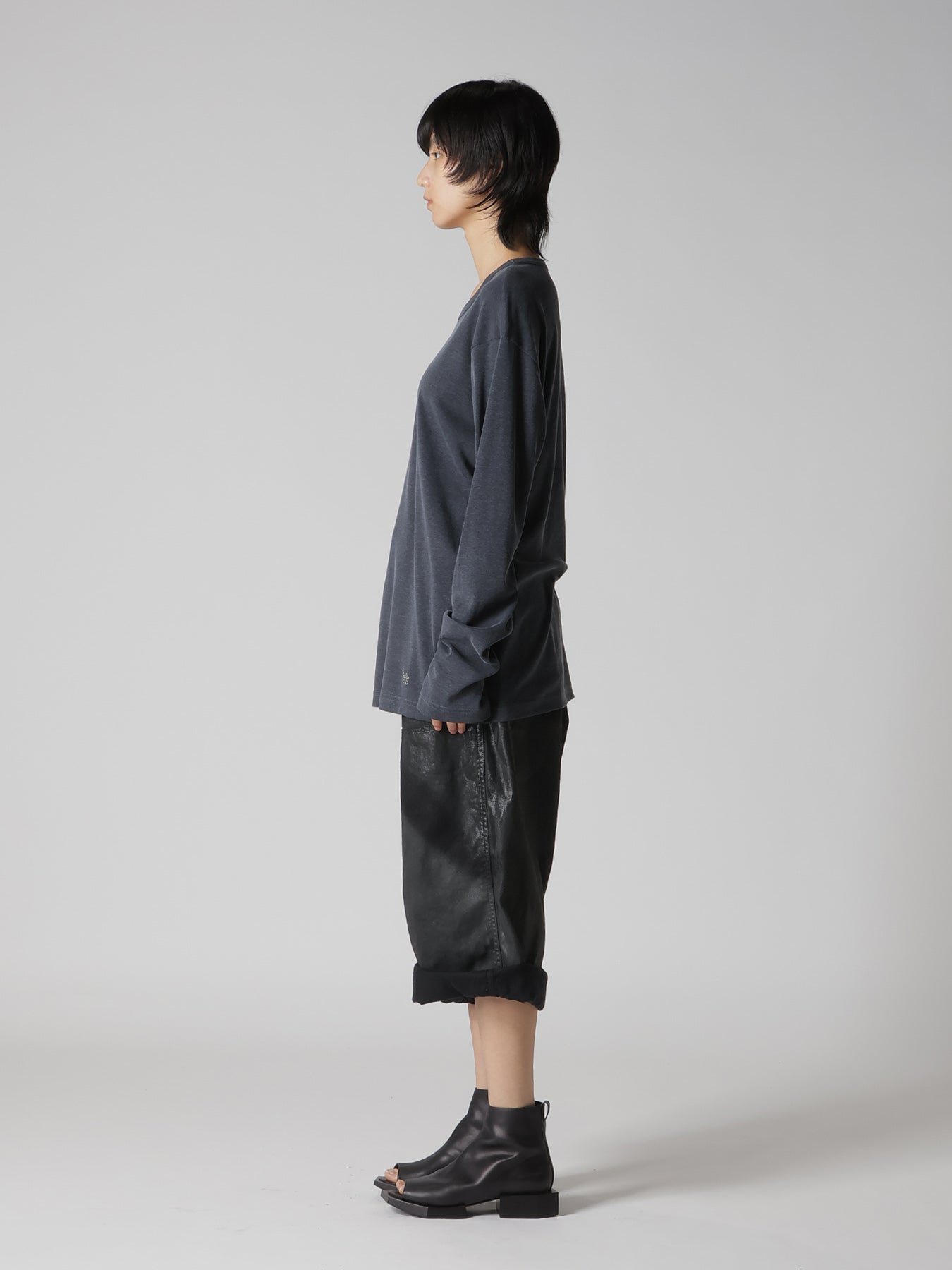 COTTON FRAISE Y'S STITCH LONG SLEEVE BIG T