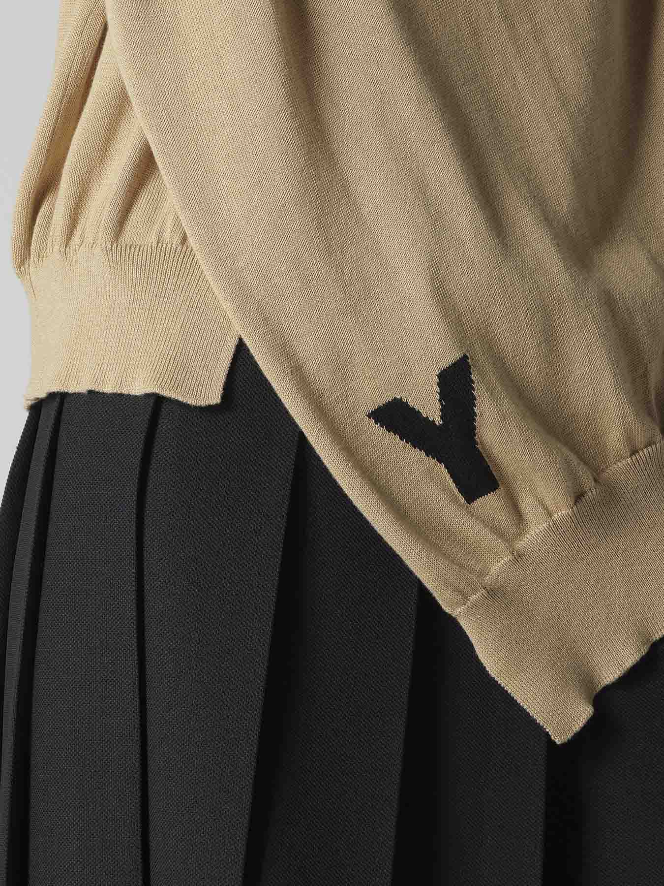 "Y" INTERSIA JERSEY LONG SLEEVE PULLOVER