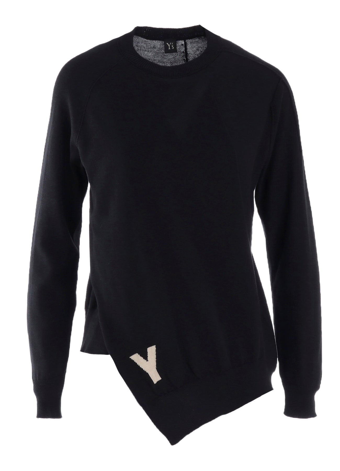 "Y" INTERSIA JERSEY LONG SLEEVE PULLOVER