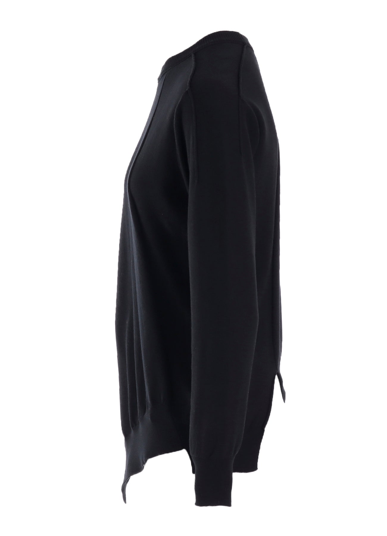 "Y" INTERSIA JERSEY LONG SLEEVE PULLOVER