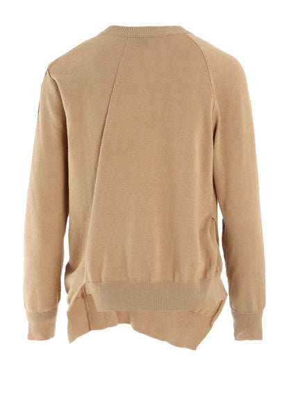 "Y" INTERSIA JERSEY LONG SLEEVE CARDIGAN