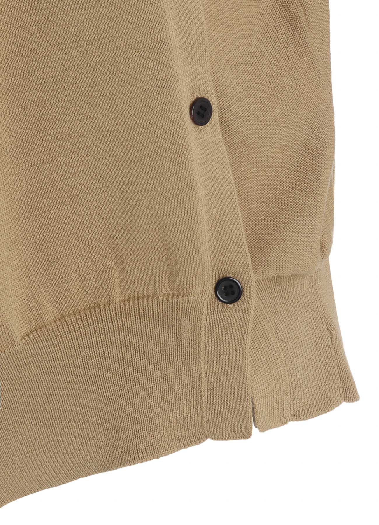 "Y" INTERSIA JERSEY LONG SLEEVE CARDIGAN