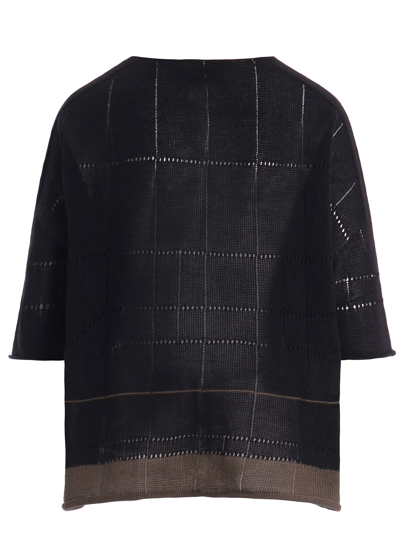 COTTON JERSEY DROP SHOULDER CARDIGAN