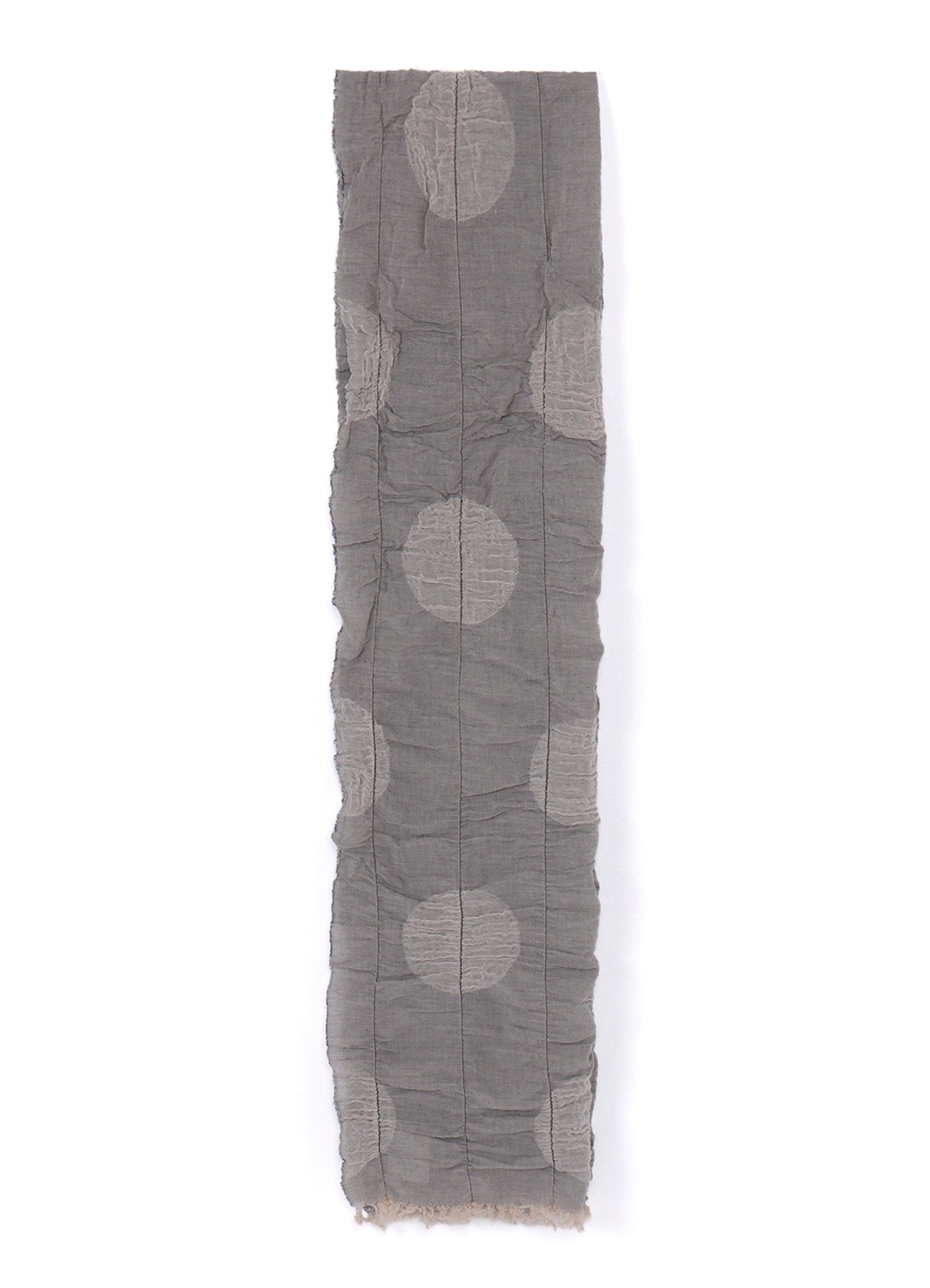 DOT JACQUARD GATHER SCARF