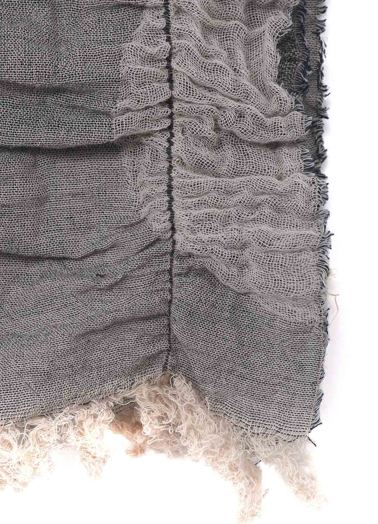 DOT JACQUARD GATHER SCARF