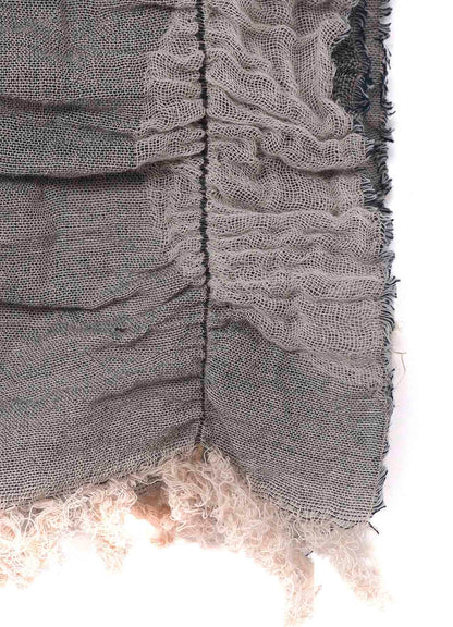 DOT JACQUARD GATHER SCARF