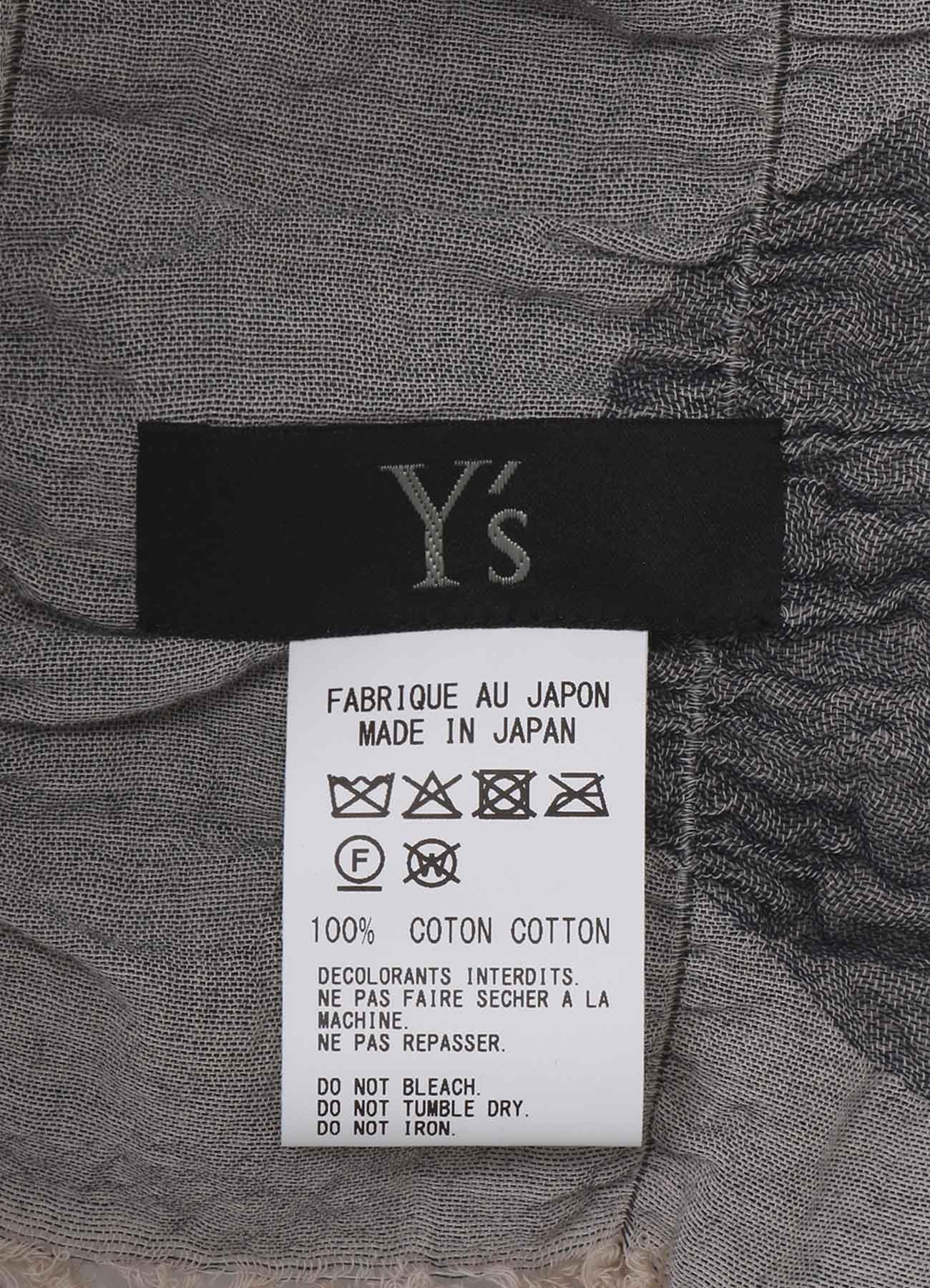 DOT JACQUARD GATHER SCARF