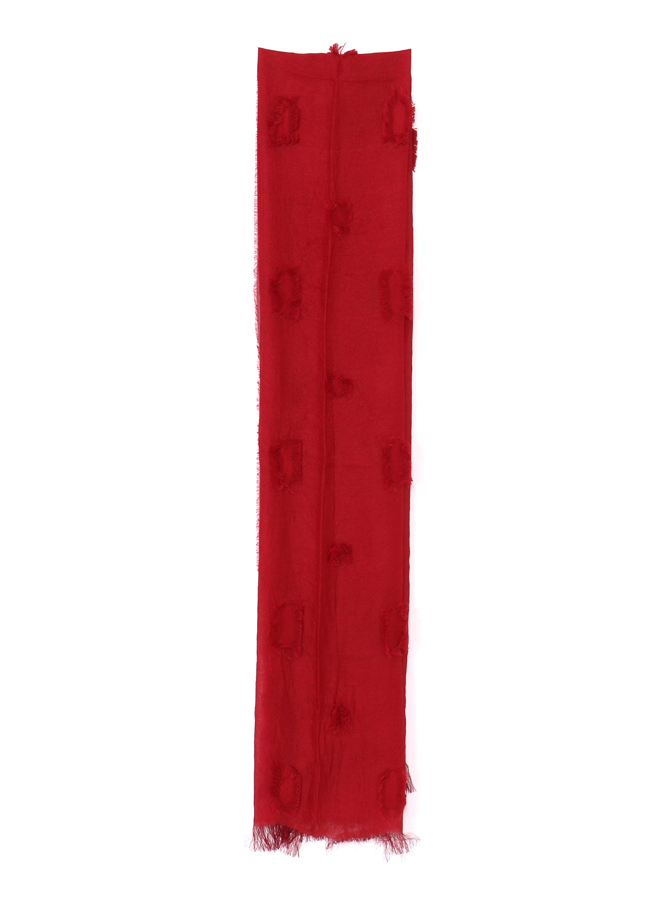 CUT SILK JACQUARD DOT CUT SCARF – THE SHOP YOHJI YAMAMOTO