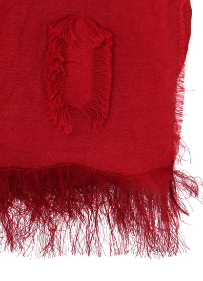 CUT SILK JACQUARD DOT CUT SCARF