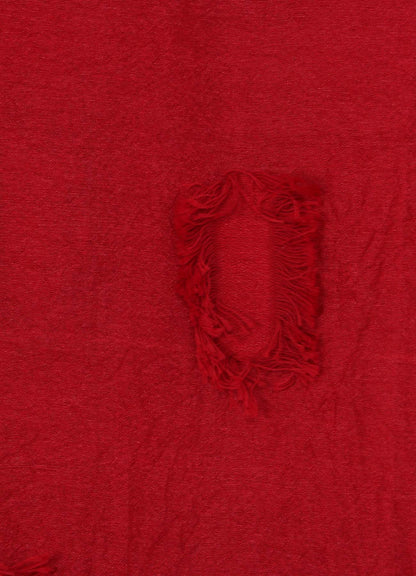 CUT SILK JACQUARD DOT CUT SCARF