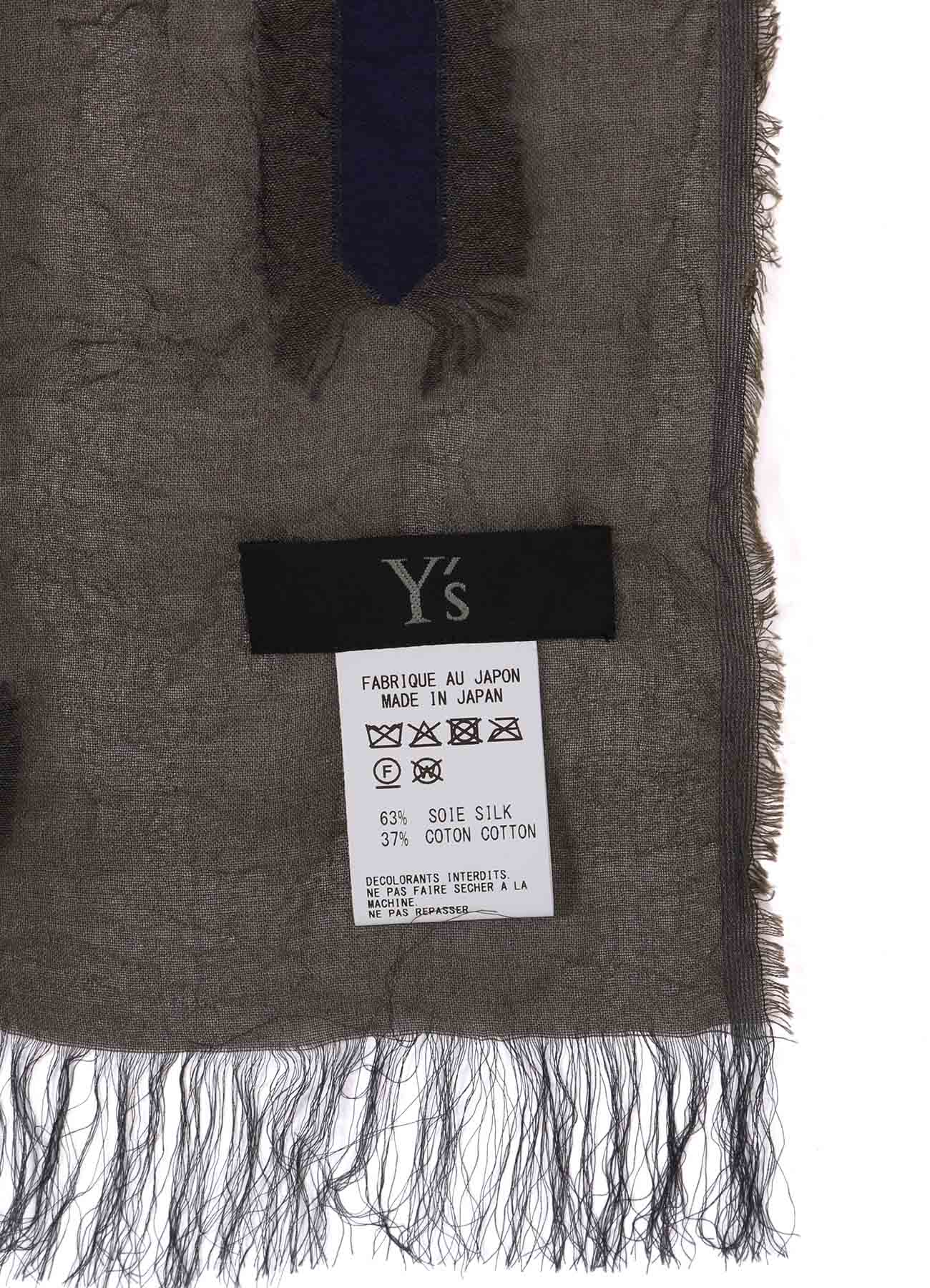 CUT SILK JACQUARD DOT CUT SCARF – THE SHOP YOHJI YAMAMOTO
