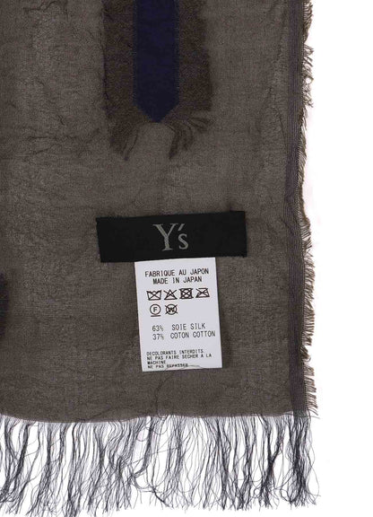 CUT SILK JACQUARD DOT CUT SCARF