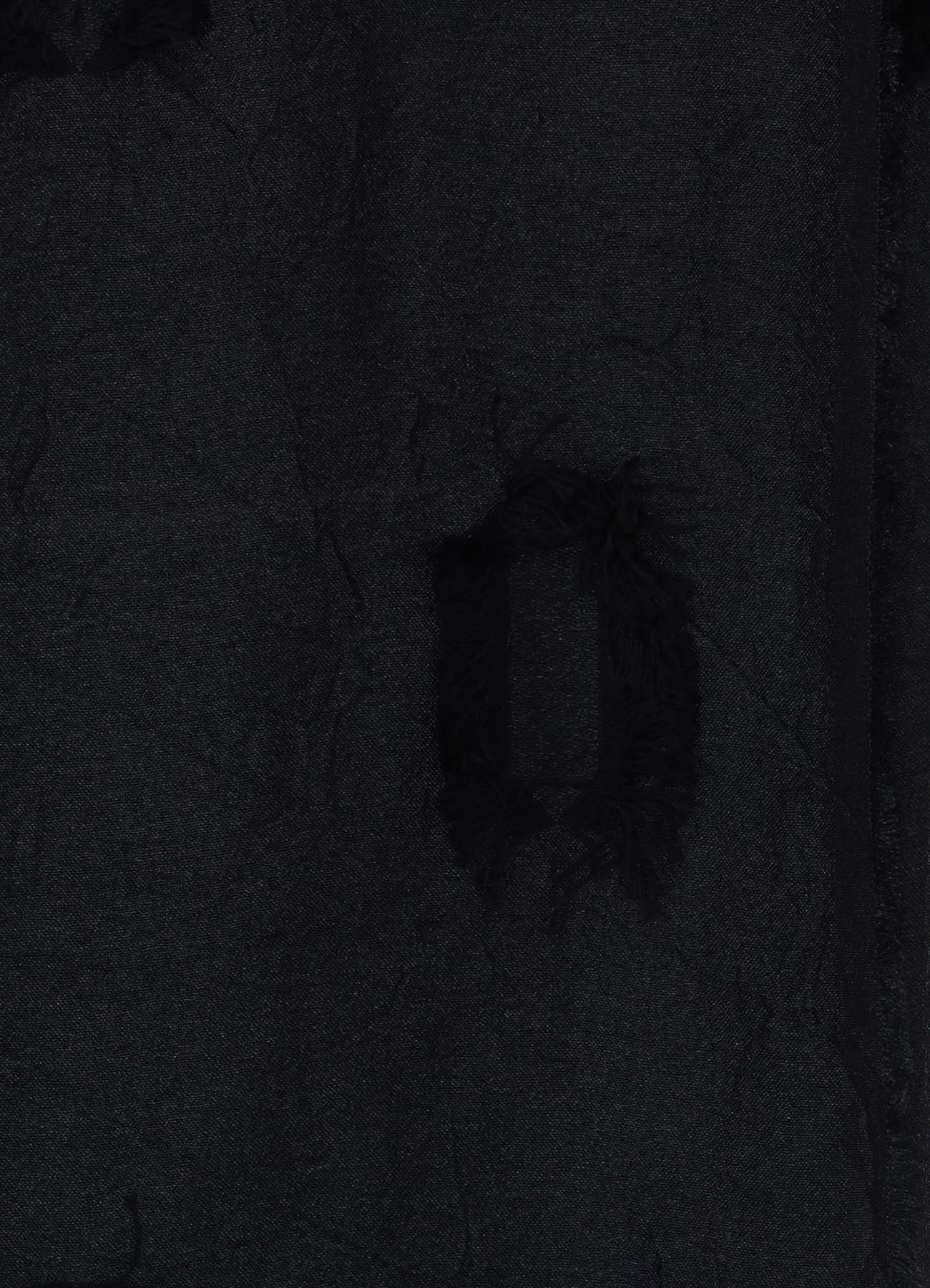 CUT SILK JACQUARD DOT CUT SCARF