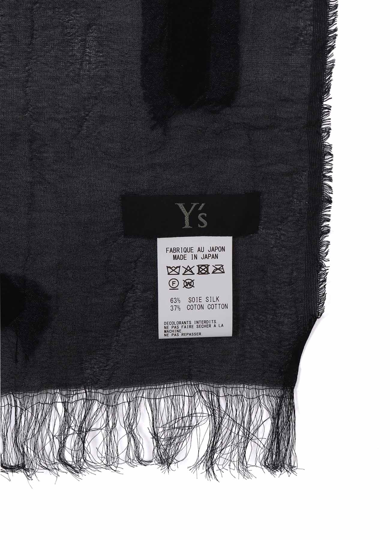 CUT SILK JACQUARD DOT CUT SCARF