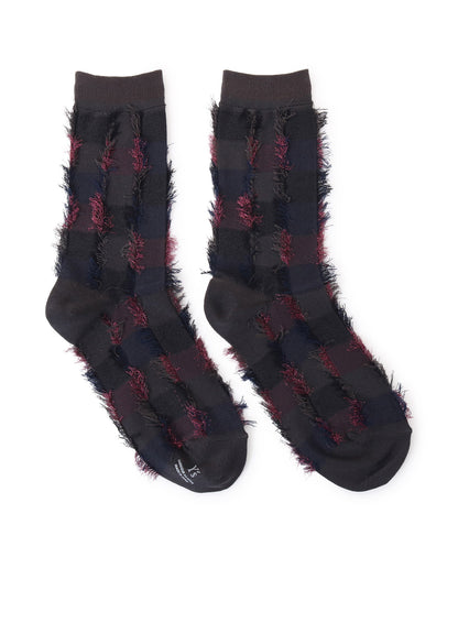 CUT BLOCK JACQUARD SOKCS