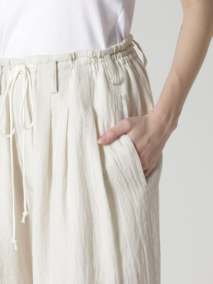 C/LI VIYELLA FANAGE 3 TUCK HALF PANTS