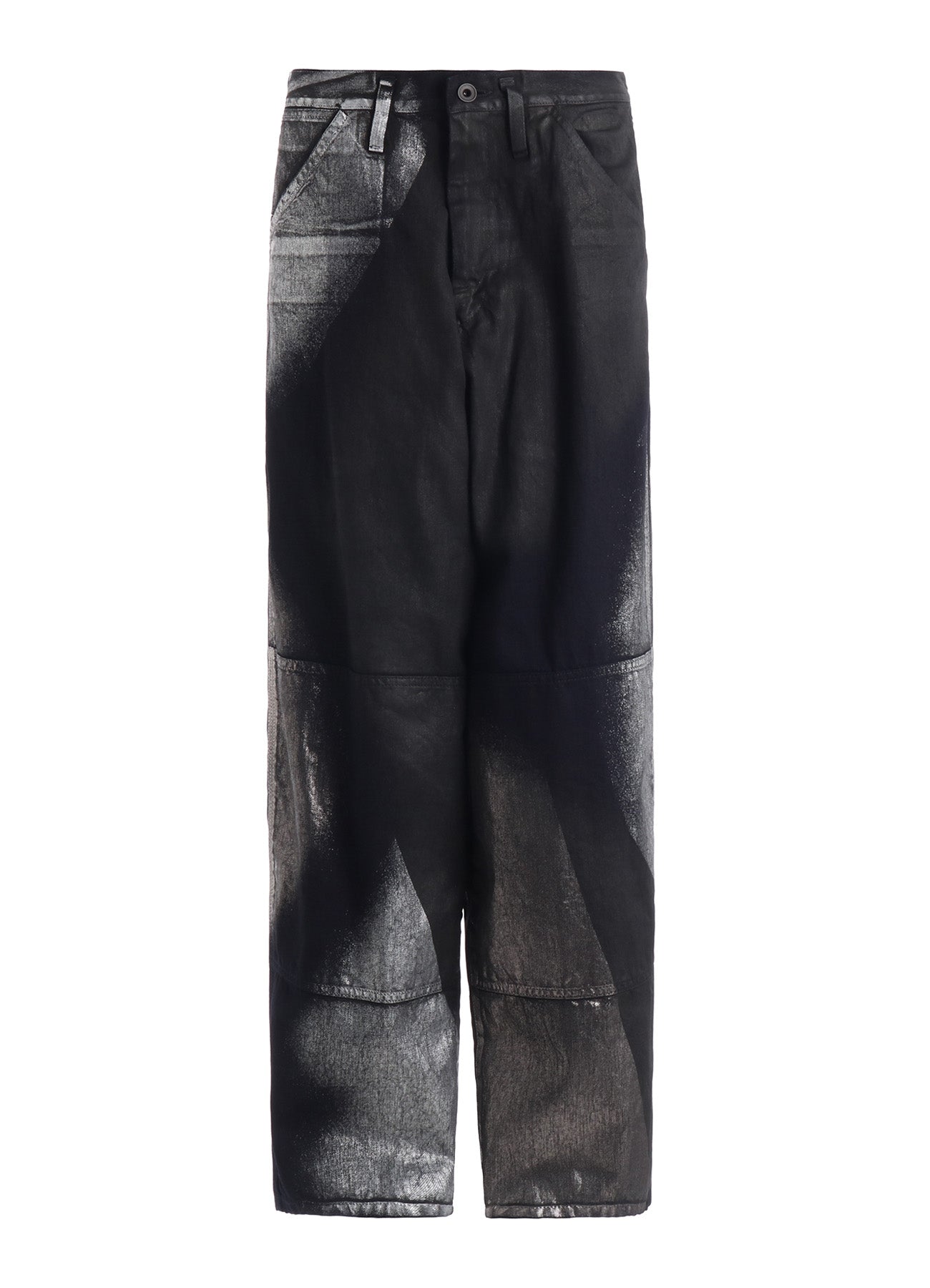 8OZ DENIM FOIL PRINT WORK PANTS – THE SHOP YOHJI YAMAMOTO