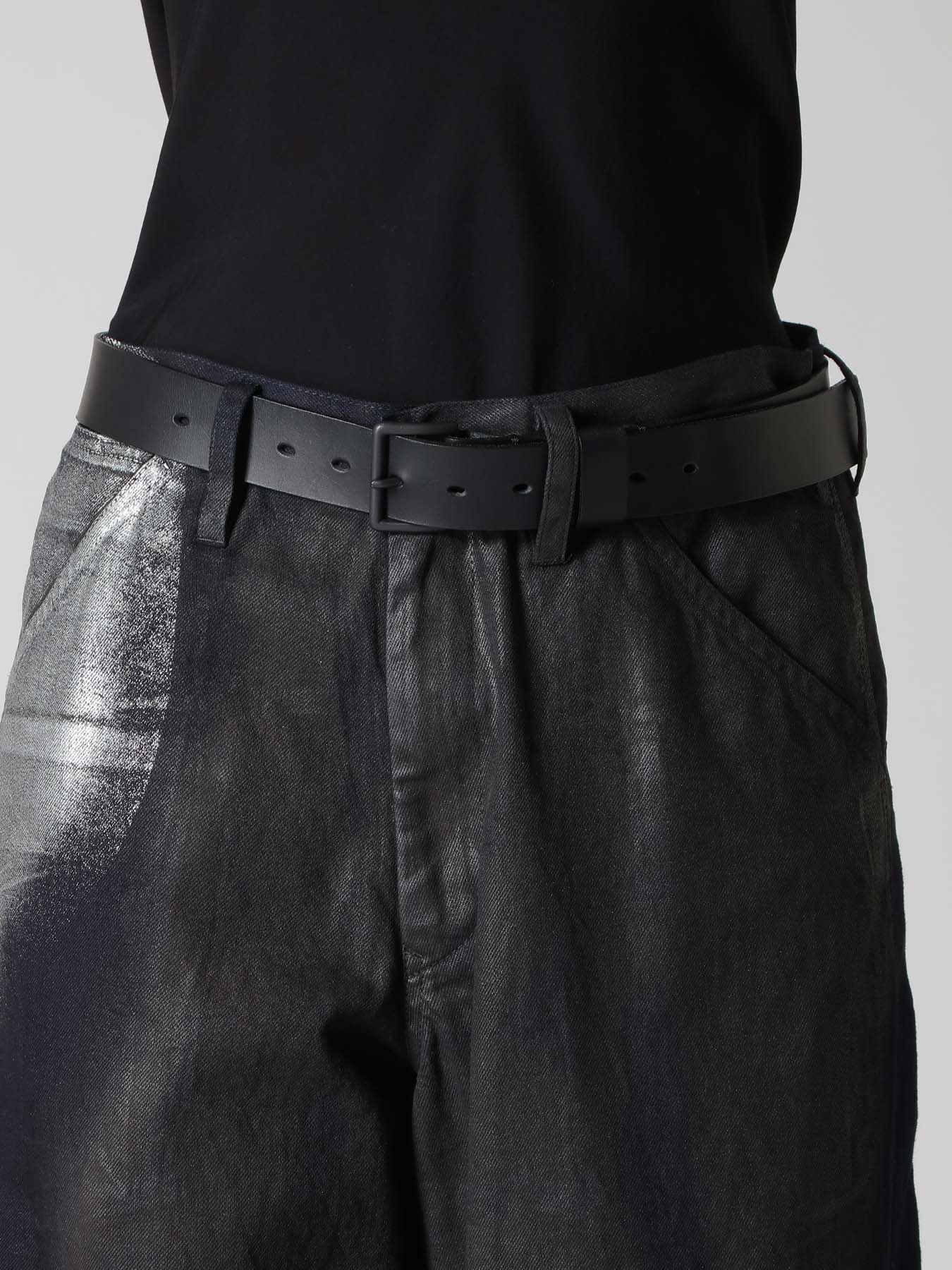 8OZ DENIM FOIL PRINT WORK PANTS – THE SHOP YOHJI YAMAMOTO