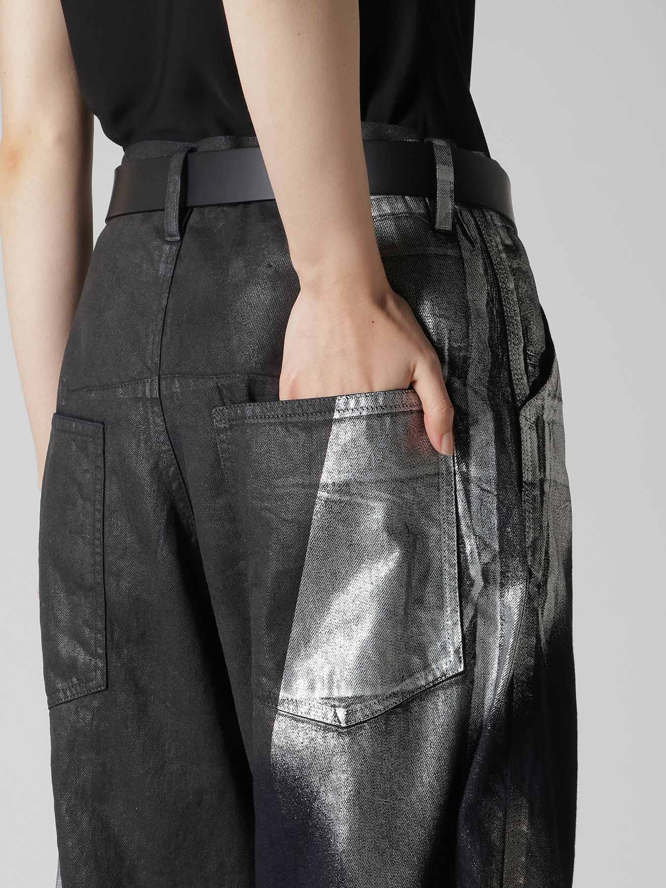 ヨウジヤマモトプールオム 21aw 8OZ DENIM POCKET PANTS ヨウジ 