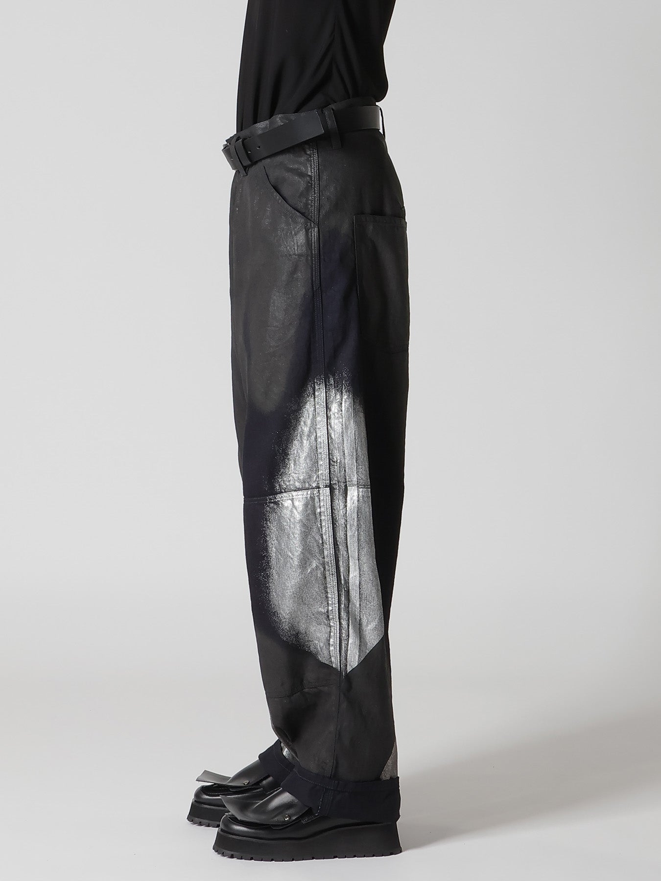 8OZ DENIM FOIL PRINT WORK PANTS