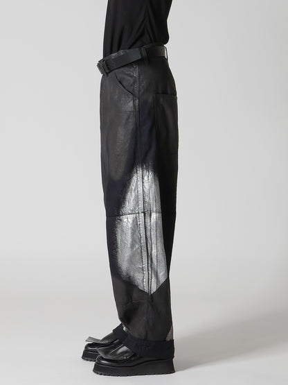 8OZ DENIM FOIL PRINT WORK PANTS