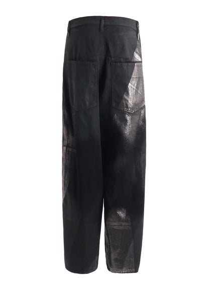 8OZ DENIM FOIL PRINT WORK PANTS
