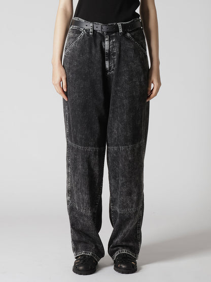 8OZ DENIM CHEMICAL WASH WORK PANTS