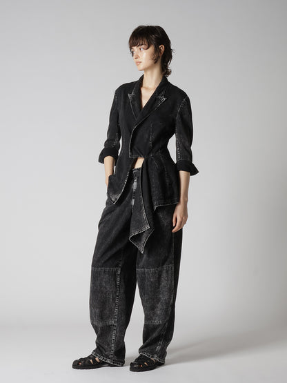 8OZ DENIM CHEMICAL WASH WORK PANTS