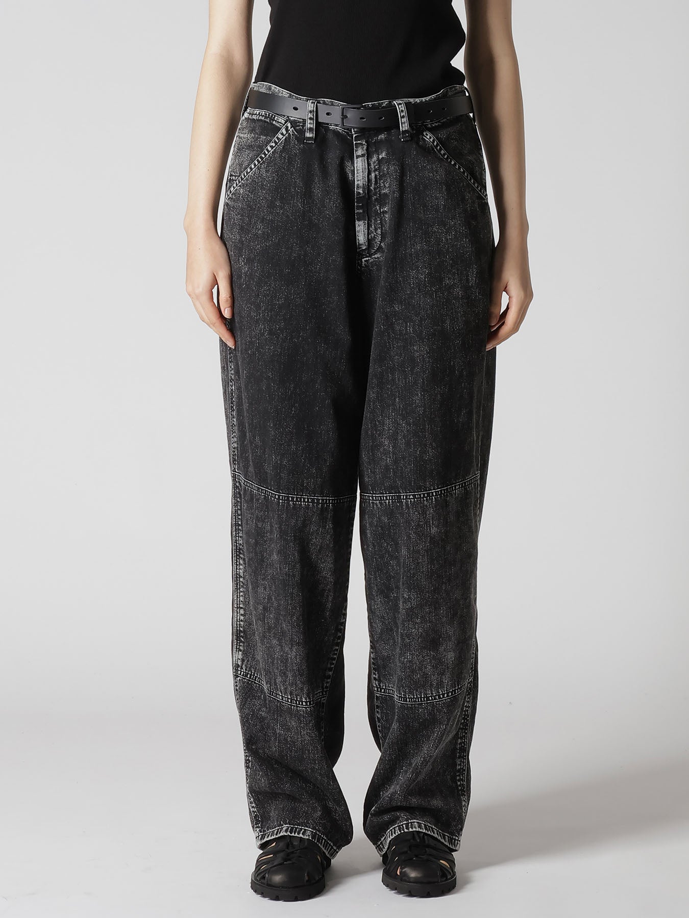 8OZ DENIM CHEMICAL WASH WORK PANTS – THE SHOP YOHJI YAMAMOTO