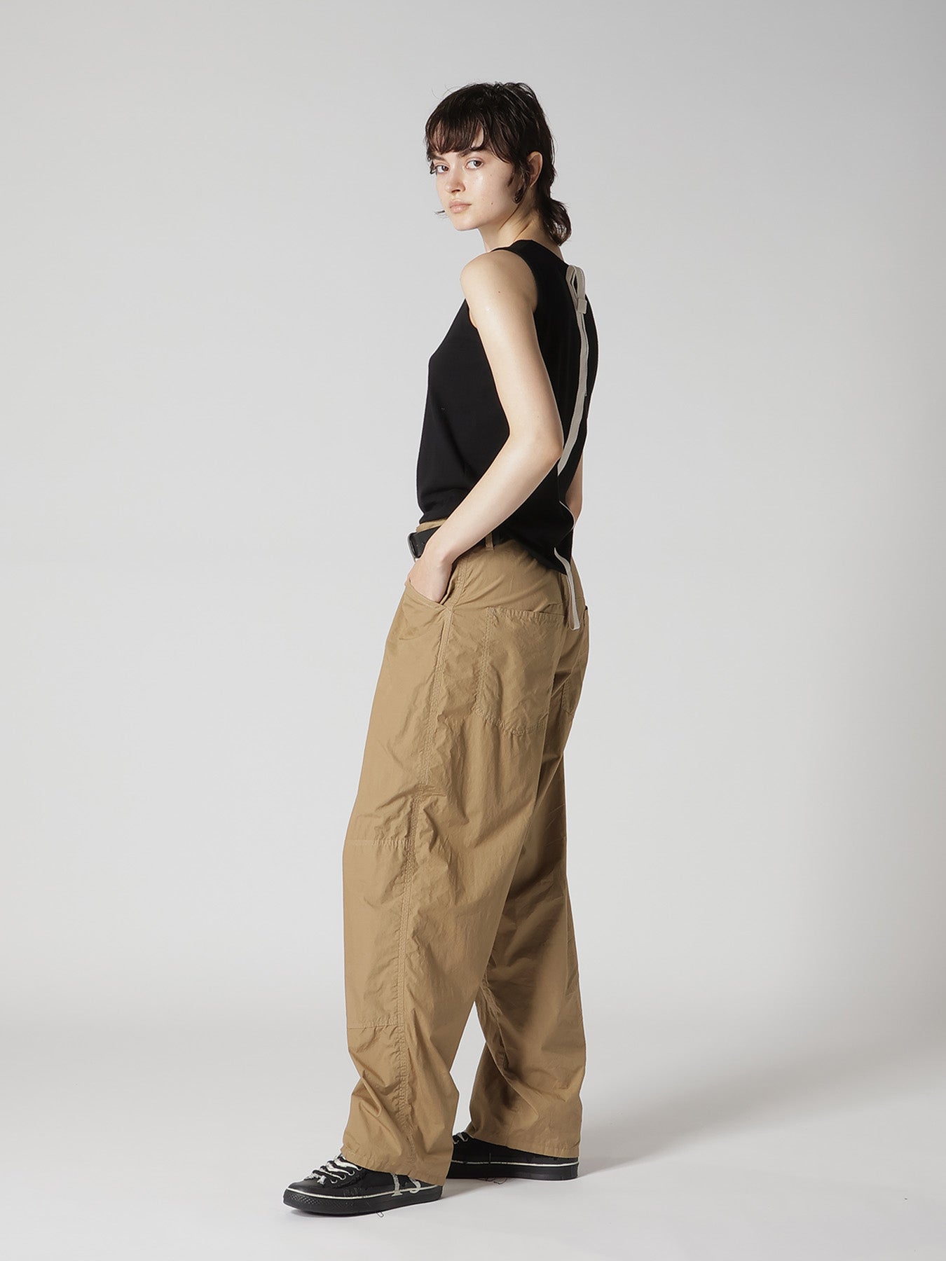 COTTON TYPEWRITER WORK PANTS