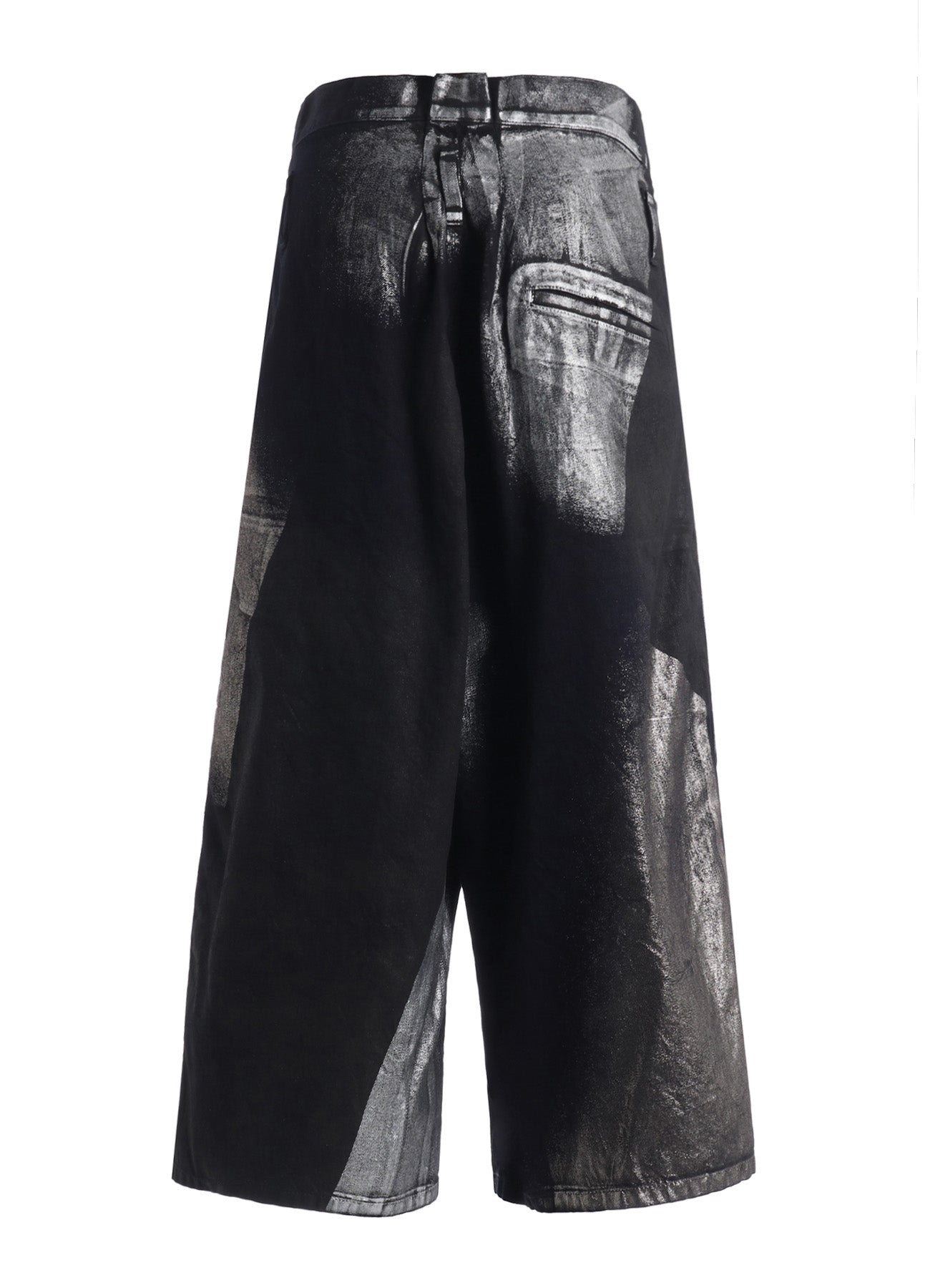 8OZ DENIM FOIL PRINT HALF PANTS