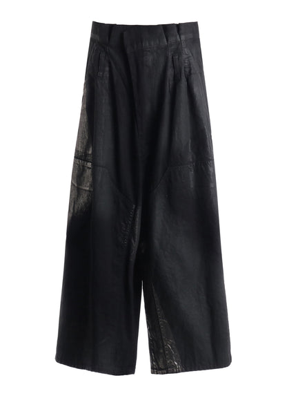 8OZ DENIM FOIL PRINT HALF PANTS