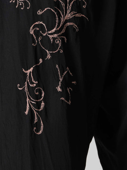 CU/ DUNGAREE TWILL BOTANICAL JOGGER PANTS