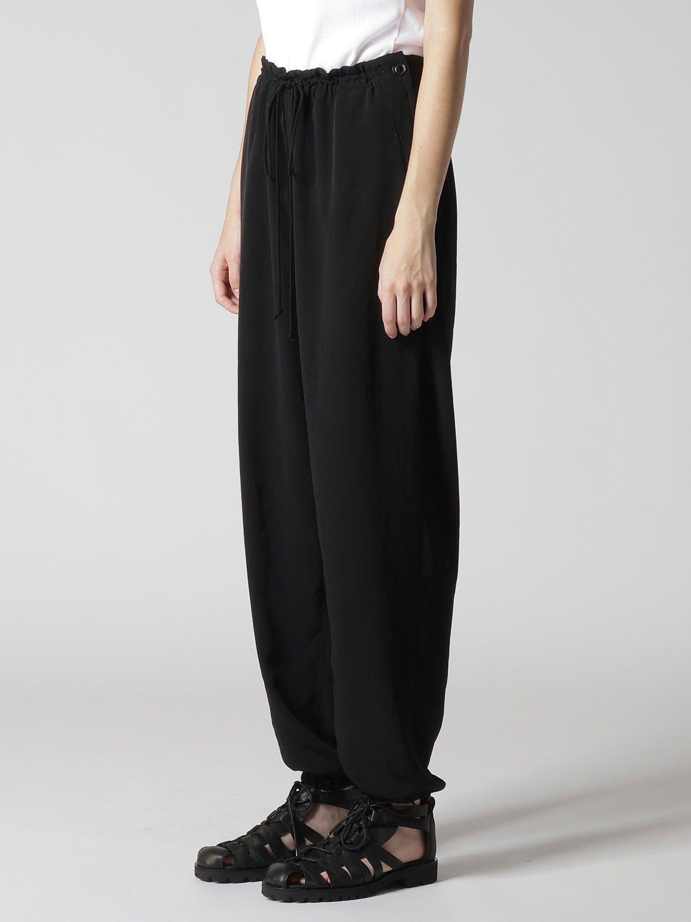 TA/PE CREPE DE CHINE JOGGER PANTS