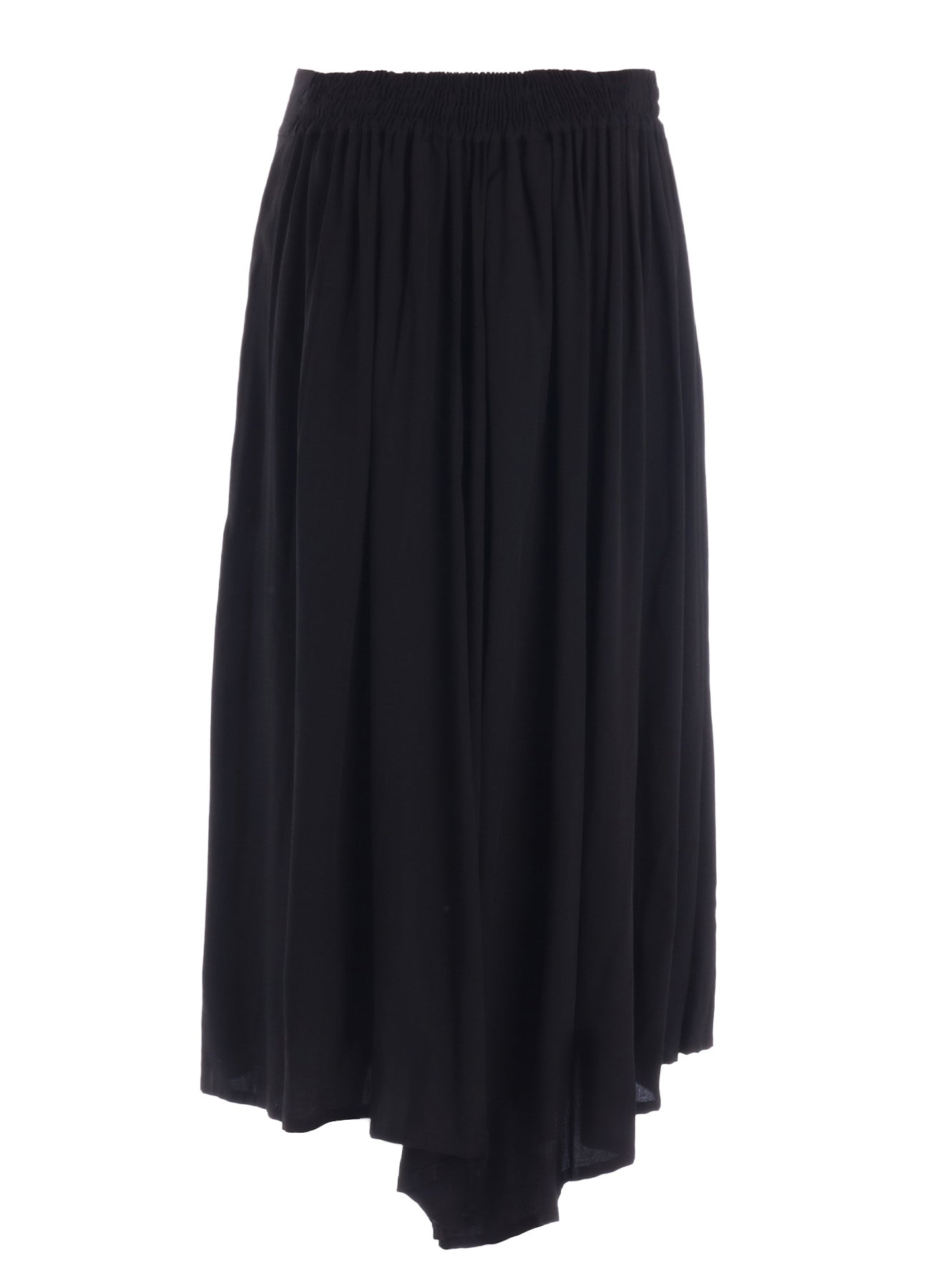 RAYON TWILL RIGHT SIDE GATHER PANTS